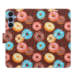 Flipové puzdro iSaprio - Donuts Pattern - Samsung Galaxy A25 5G