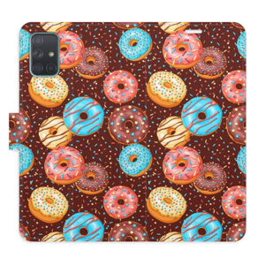 Flipové puzdro iSaprio - Donuts Pattern - Samsung Galaxy A71
