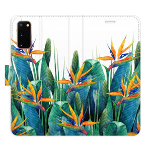 Flipové puzdro iSaprio - Exotic Flowers 02 - Samsung Galaxy S20