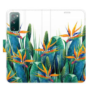 Flipové puzdro iSaprio - Exotic Flowers 02 - Samsung Galaxy S20 FE
