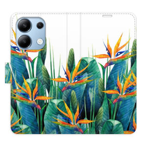 Flipové puzdro iSaprio - Exotic Flowers 02 - Xiaomi Redmi Note 13