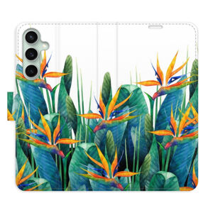 Flipové puzdro iSaprio - Exotic Flowers 02 - Samsung Galaxy S23 FE