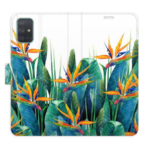 Flipové puzdro iSaprio - Exotic Flowers 02 - Samsung Galaxy A71