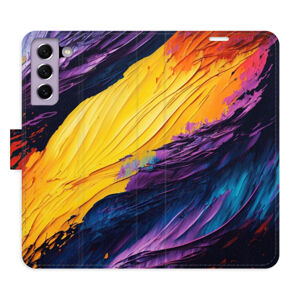 Flipové puzdro iSaprio - Fire Paint - Samsung Galaxy S21 FE 5G