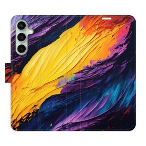 Flipové puzdro iSaprio - Fire Paint - Samsung Galaxy S23 FE