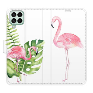 Flipové puzdro iSaprio - Flamingos - Samsung Galaxy M53 5G