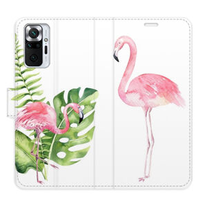 Flipové puzdro iSaprio - Flamingos - Xiaomi Redmi Note 10 Pro