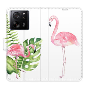 Flipové puzdro iSaprio - Flamingos - Xiaomi 13T / 13T Pro