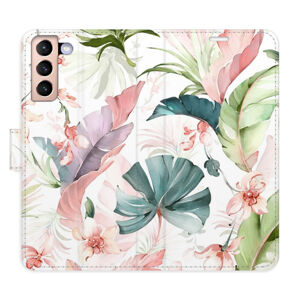 Flipové puzdro iSaprio - Flower Pattern 07 - Samsung Galaxy S21