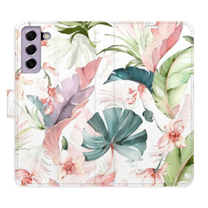 Flipové puzdro iSaprio - Flower Pattern 07 - Samsung Galaxy S21 FE 5G