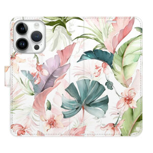 Flipové puzdro iSaprio - Flower Pattern 07 - iPhone 15 Pro
