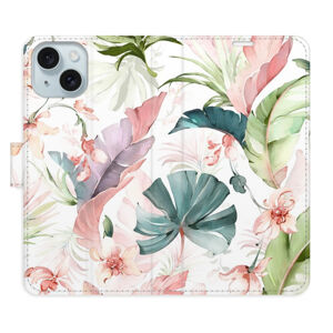 Flipové puzdro iSaprio - Flower Pattern 07 - iPhone 15