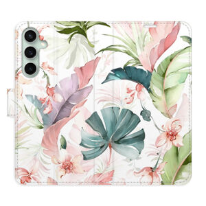 Flipové puzdro iSaprio - Flower Pattern 07 - Samsung Galaxy S23 FE