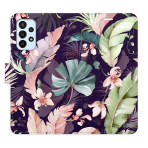Flipové puzdro iSaprio - Flower Pattern 08 - Samsung Galaxy A23 / A23 5G