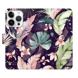 Flipové puzdro iSaprio - Flower Pattern 08 - iPhone 15 Pro
