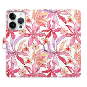 Flipové puzdro iSaprio - Flower Pattern 10 - iPhone 15 Pro