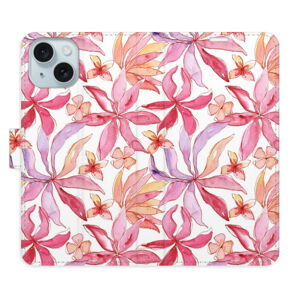 Flipové puzdro iSaprio - Flower Pattern 10 - iPhone 15