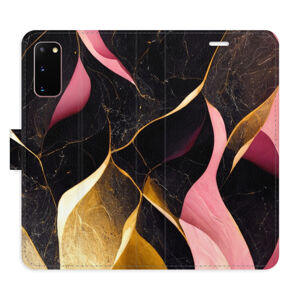 Flipové puzdro iSaprio - Gold Pink Marble 02 - Samsung Galaxy S20
