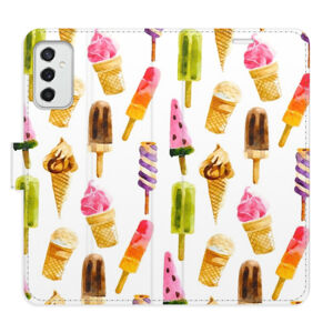 Flipové puzdro iSaprio - Ice Cream Pattern - Samsung Galaxy M52 5G