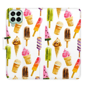 Flipové puzdro iSaprio - Ice Cream Pattern - Samsung Galaxy M53 5G