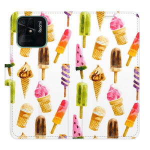Flipové puzdro iSaprio - Ice Cream Pattern - Xiaomi Redmi 10C