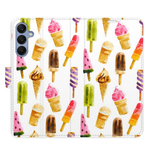 Flipové puzdro iSaprio - Ice Cream Pattern - Samsung Galaxy A25 5G
