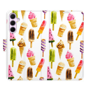 Flipové puzdro iSaprio - Ice Cream Pattern - Samsung Galaxy A35 5G