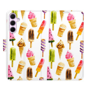 Flipové puzdro iSaprio - Ice Cream Pattern - Samsung Galaxy A55 5G