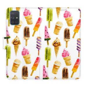 Flipové puzdro iSaprio - Ice Cream Pattern - Samsung Galaxy A71