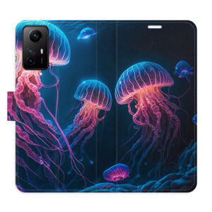 Flipové puzdro iSaprio - Jellyfish - Xiaomi Redmi Note 12S