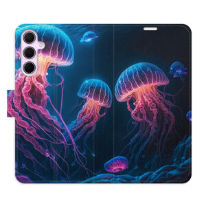 Flipové puzdro iSaprio - Jellyfish - Samsung Galaxy A55 5G