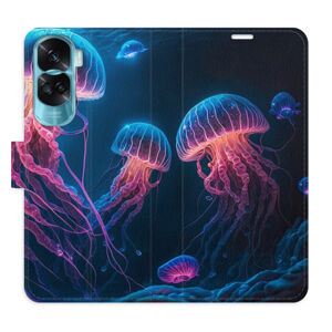 Flipové puzdro iSaprio - Jellyfish - Honor 90 Lite 5G