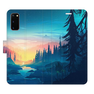 Flipové puzdro iSaprio - Magical Landscape - Samsung Galaxy S20