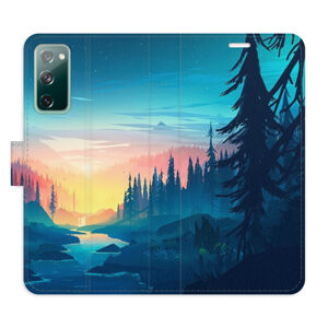 Flipové puzdro iSaprio - Magical Landscape - Samsung Galaxy S20 FE