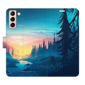Flipové puzdro iSaprio - Magical Landscape - Samsung Galaxy S21