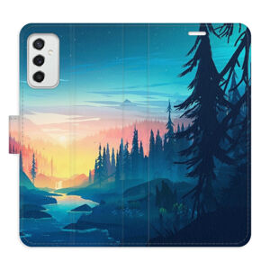 Flipové puzdro iSaprio - Magical Landscape - Samsung Galaxy M52 5G