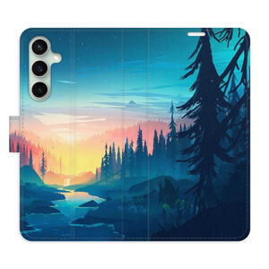 Flipové puzdro iSaprio - Magical Landscape - Samsung Galaxy S23 FE