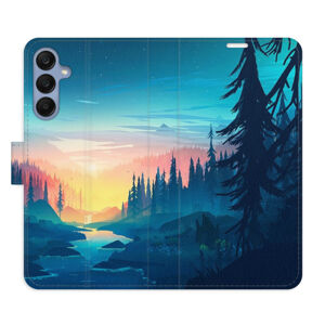 Flipové puzdro iSaprio - Magical Landscape - Samsung Galaxy A25 5G