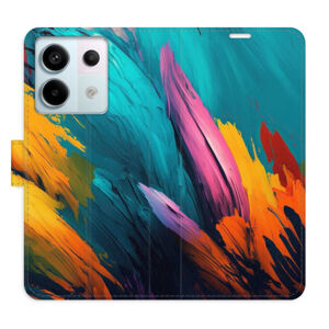Flipové puzdro iSaprio - Orange Paint 02 - Xiaomi Redmi Note 13 Pro+ 5G