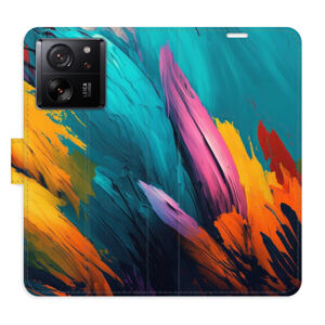 Flipové puzdro iSaprio - Orange Paint 02 - Xiaomi 13T / 13T Pro