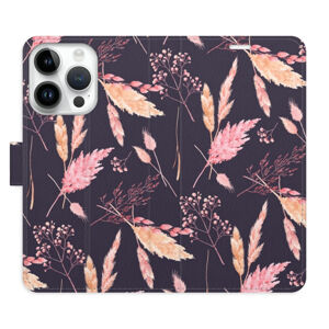 Flipové puzdro iSaprio - Ornamental Flowers 02 - iPhone 15 Pro
