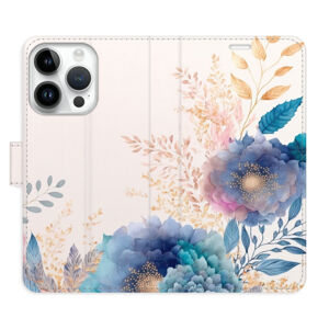 Flipové puzdro iSaprio - Ornamental Flowers 03 - iPhone 15 Pro