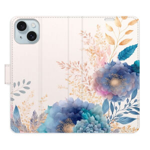 Flipové puzdro iSaprio - Ornamental Flowers 03 - iPhone 15