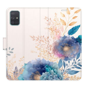 Flipové puzdro iSaprio - Ornamental Flowers 03 - Samsung Galaxy A71
