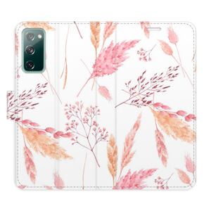 Flipové puzdro iSaprio - Ornamental Flowers - Samsung Galaxy S20 FE