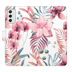 Flipové puzdro iSaprio - Pink Flowers 02 - Samsung Galaxy M52 5G