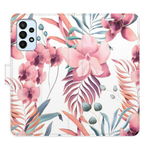 Flipové puzdro iSaprio - Pink Flowers 02 - Samsung Galaxy A23 / A23 5G