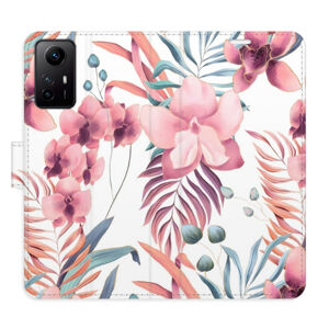 Flipové puzdro iSaprio - Pink Flowers 02 - Xiaomi Redmi Note 12S