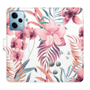 Flipové puzdro iSaprio - Pink Flowers 02 - Xiaomi Redmi Note 12 Pro 5G / Poco X5 Pro 5G