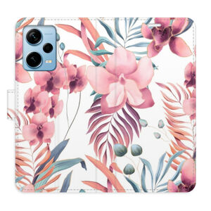 Flipové puzdro iSaprio - Pink Flowers 02 - Xiaomi Redmi Note 12 Pro+ 5G